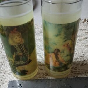 Vintage Art Glass Tumblers